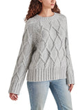 Micah Sweater in Silver Grey