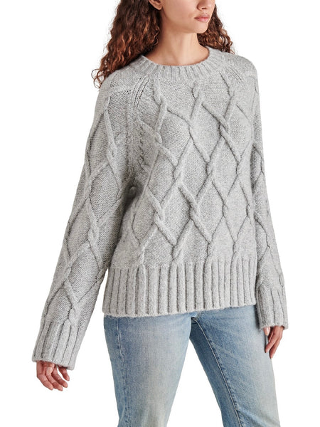 Micah Sweater in Silver Grey