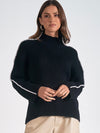 Down The Line Sweater in Black