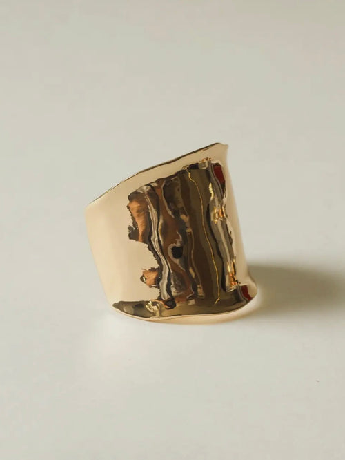 Thick Ponytail Cuff in Gold