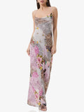 Izel Dress in Natural Patchwork