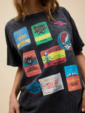 Grateful Dead Backstage Merch Tee in Reactive Black Acid