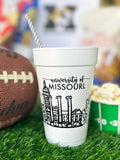 Cheers! Tigers! Foam Cups 10pk