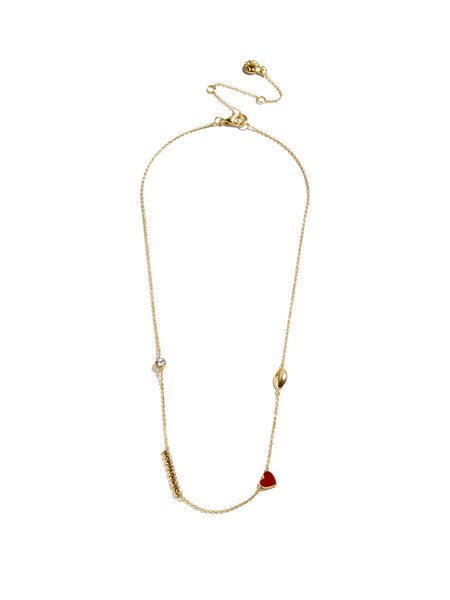 University of Arkansas Spaced Charm Necklace