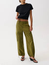 Petra Harem Cargo Pant in Deep Moss