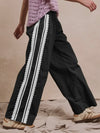 Street Scallops Track Pant in Black & White