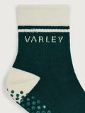 Grayson Half Crew Grip Sock in Ponderosa Pine