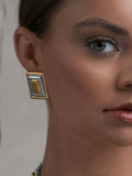 Rectangle Mix Earrings