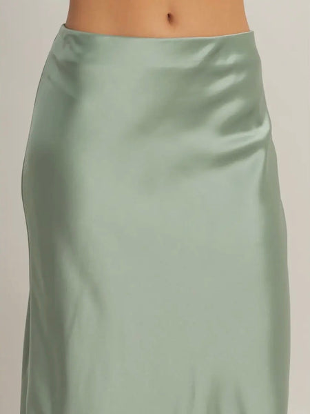 To The Maxi Skirt in Sage