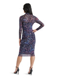 Vivienne Dress in Blue Multi