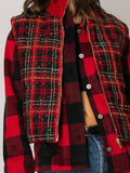 Time For Tartan Vest in Red