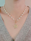 Molten Star Pearl Necklace