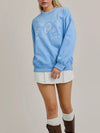 Seaside Oversized Sweatshirt in Blue