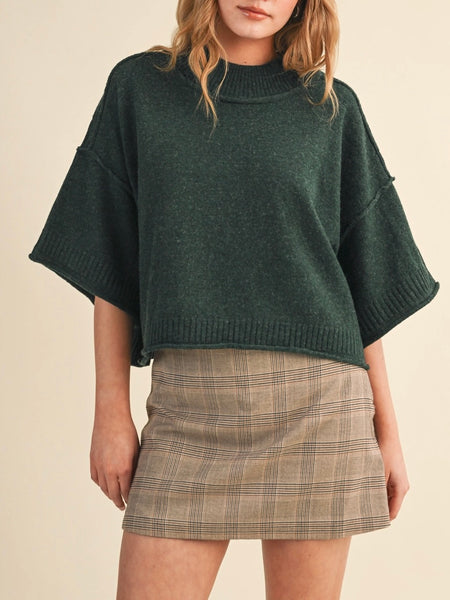 MOCKtauk Will Never Be The Same Sweater in Forest Green
