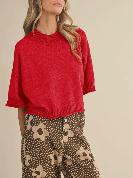 MOCKtauk Will Never Be The Same Sweater in Red