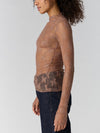 Lady Lux Layering Top in Chocolate Malt
