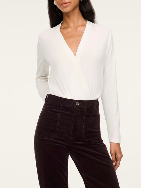 Cashknit Turtleneck Bodysuit in Lava Grey