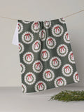 Merry Wreaths Tea Towel