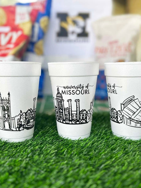 Cheers! Tigers! Foam Cups 10pk