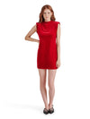 Astoria Dress in Red Velvet