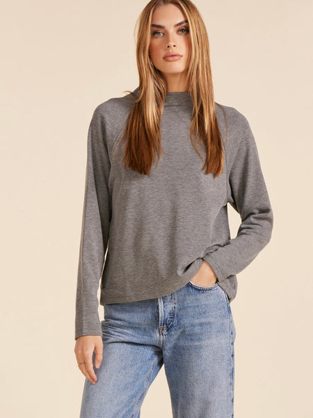 Boxy Pocket Tee in Raisin