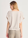 Clearly Chiffon Blouse in Light Stone