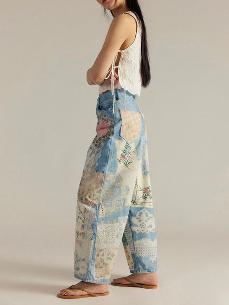 Illusions Relaxed Fit Jean in Sky Combo