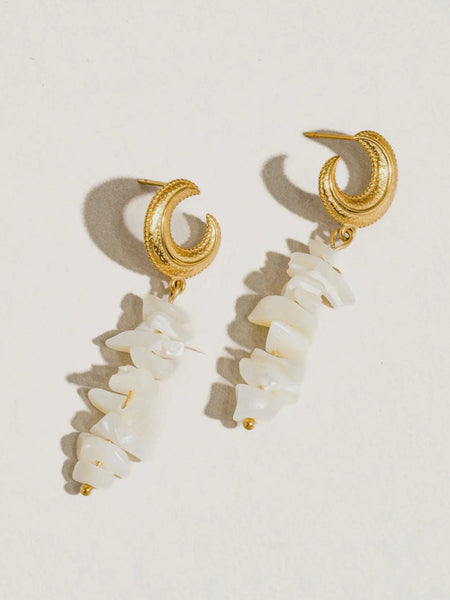 Shelby Moon & Shell Earring