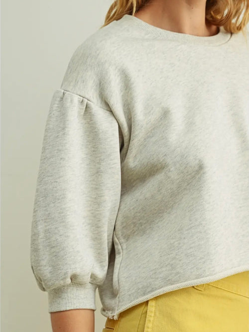 On A Roll Sweatshirt in Oatmeal