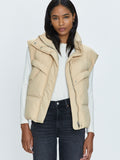 Joss Puffer Vest in Warm Sand