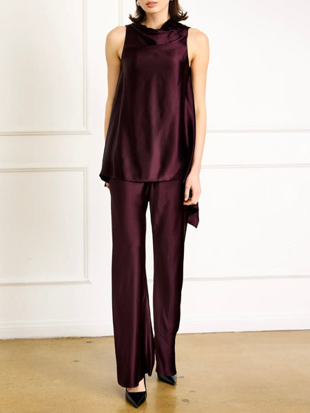 Petrea Top in Maroon