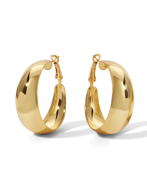 The Luna Hoop Earrings