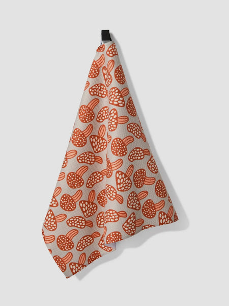 Many Mushrooms Tea Towel