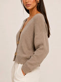 She's A Latte Fun Cardi in Mocha