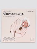 Luxury Shower Cap in Blush Dot