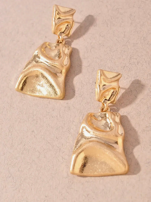 Sculpted Drop Earrings