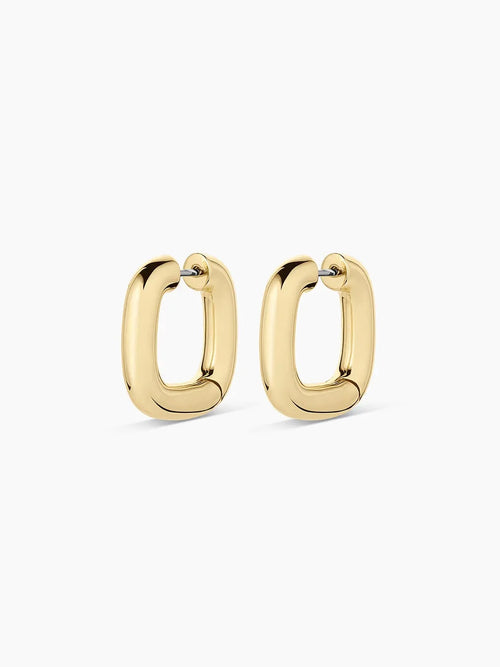 Charlie Hoops in Gold