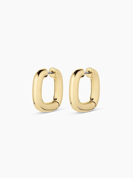 Charlie Hoops in Gold