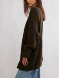 WTF Blazing Cardi in Dark Green