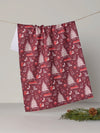 Holiday Jubilee Tea Towel in Garnet