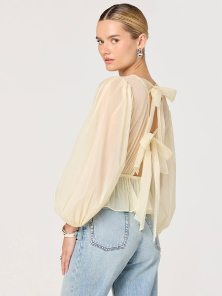 Amie Blouse in Lemon