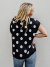Off The Bench Sweater in Black & White