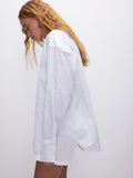 Embellished Good Shirt in White