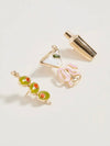 Martini Cocktail Brooch Pins Set