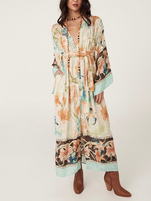 Painters Garden Gown in Seafood