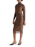 Vivienne Midi Dress in Toffee