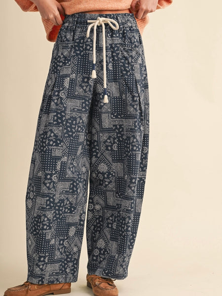 The Bruce Bandana Pant in Navy
