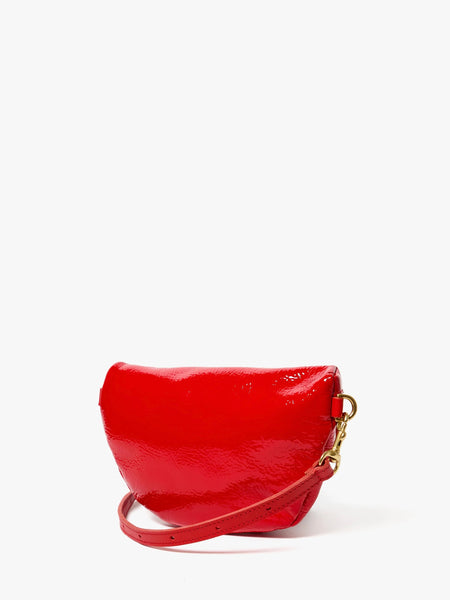 Petite Fanny in Super Red Pucker Patent