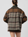 Situationship Jacket in Mixed Plaid