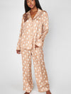 Classic PJ Set in White Wine Silky